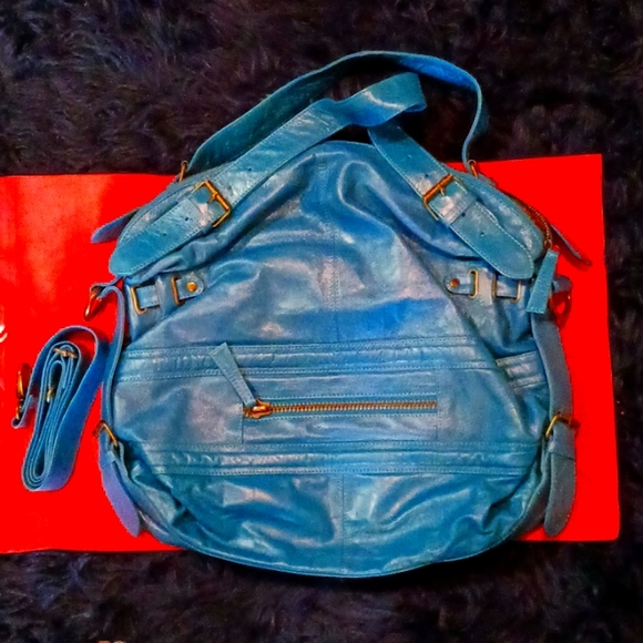 Latico blue leather purse - Picture 9 of 10